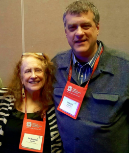 Regna Darnell, 2016 GAD Distinguished Lecturer (left) with Luke Eric Lassiter, GAD President Emeritus.